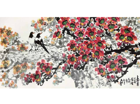 紅棉喜鵲